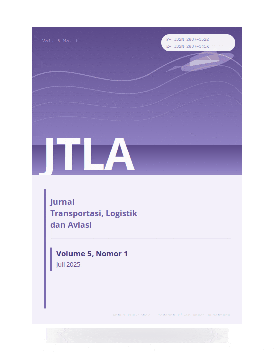 Jurnal Transportasi,  Logistik, dan Aviasi